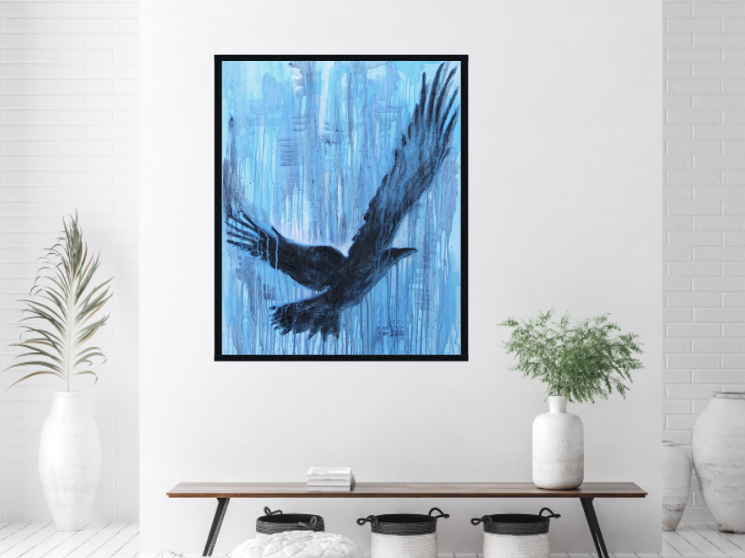 Hawk — painting by Helen Lee Greene